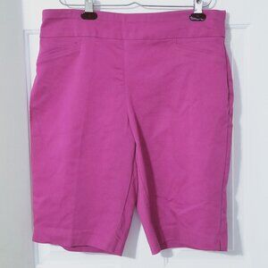 Croft & Barrow - Pink Stretch Bermuda Shorts - Size 12